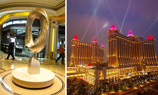New sculptures installed at Gallaxy Casin, Macau