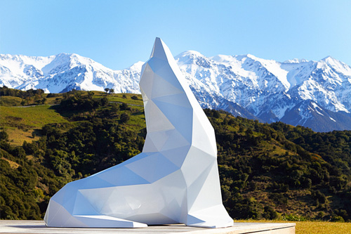 Kekeno (New Zealand Fur Seal Sculpture by Ben Foster